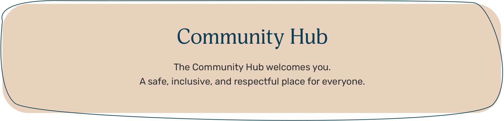 Community Hub Header
