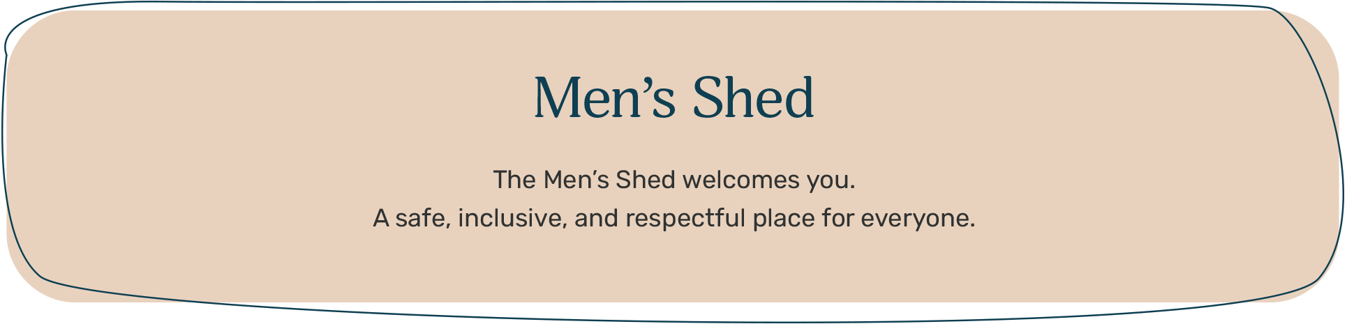 Kyogle Family Support Services - Men's Shed