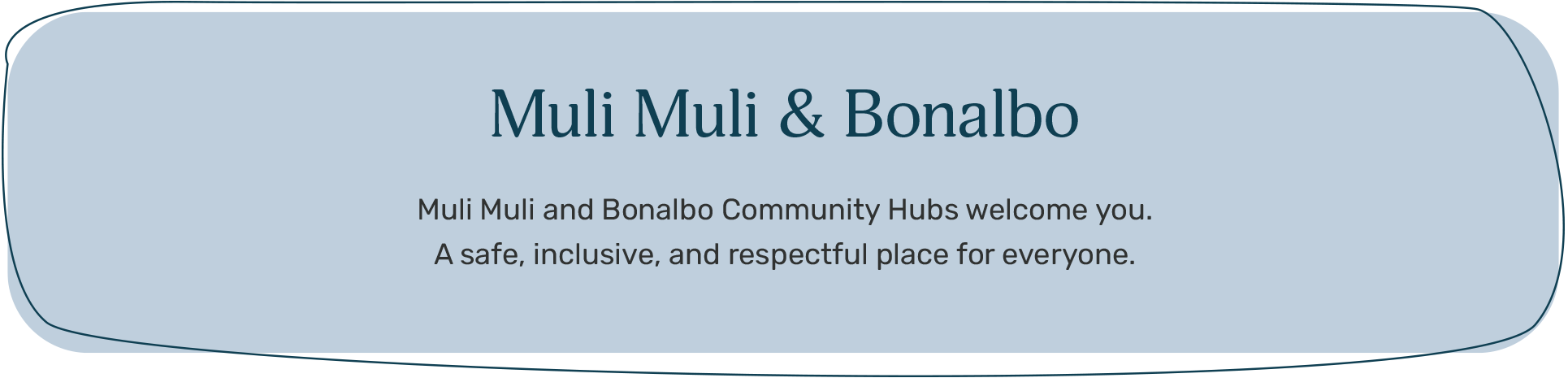Kyogle Family Support Services - Muli Muli & Bonalbo